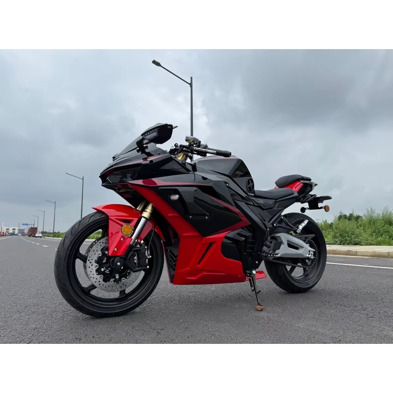 Yzhgb2-Wheel adult electric ra - đánh giá và giá 72V 5000W Electric Motorcycle