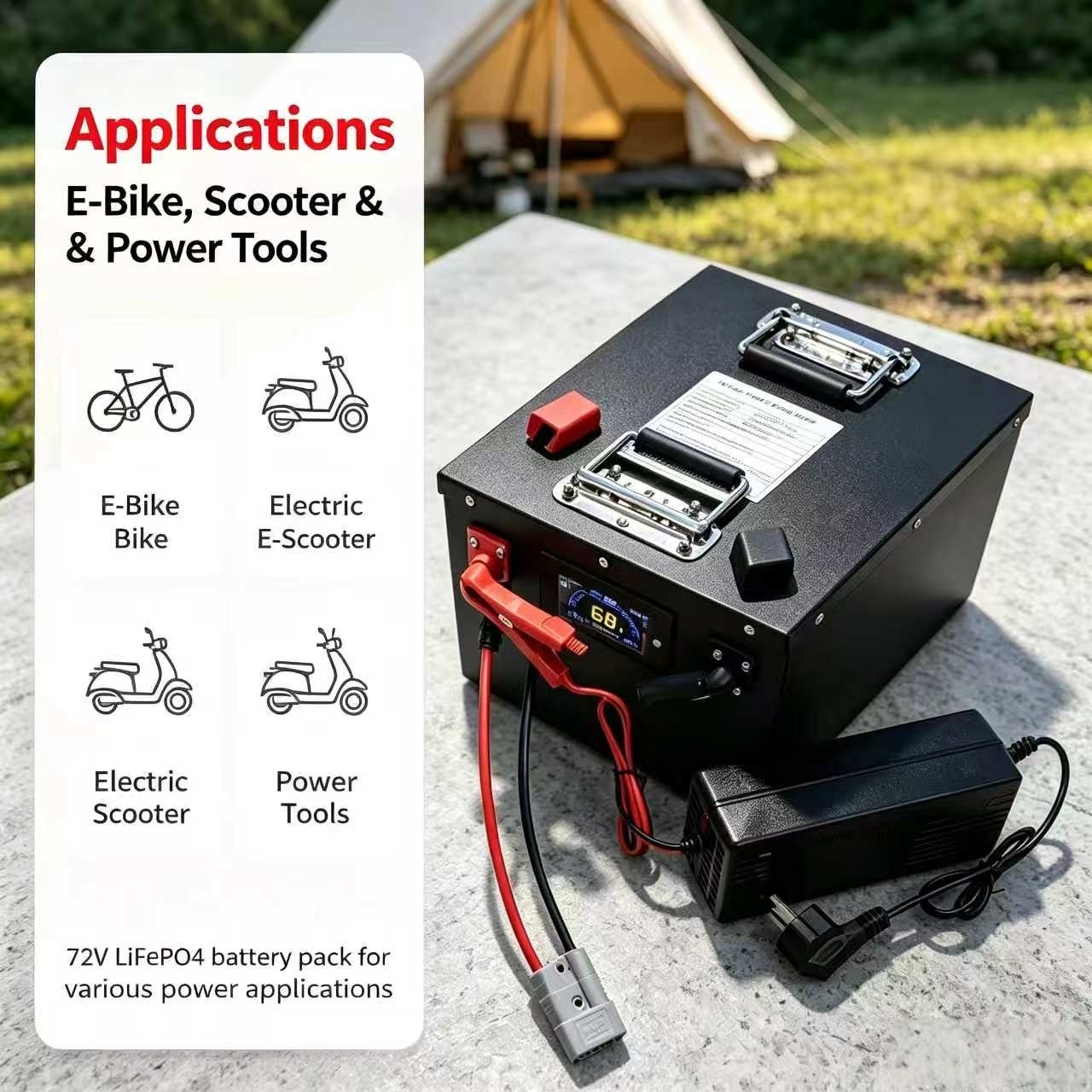 72V 50Ah 50A 60Ah 60 Ah 60A li - đánh giá và giá 72V 60Ah Lifepo4 Battery Pack